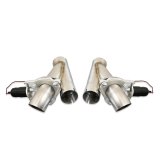 Patriot Electric 2.5 Inch Exhaust Cutouts PEC250K Cutouts, Electric, Aluminum, Stainless Steel, Bolt-On, in. Diameter, Y-Pipe, 304 Stainless Steel, Bolts and Gaskets, Pair thumbnail 2