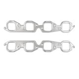 Patriot Seal-4-Good Header Gaskets 66013 Exhaust Gaskets, Header, Seal-4-Good, Aluminum, 2.125 in. Large Square Port, Chevy, Big Block, Pair thumbnail 2