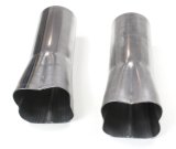 Patriot Formed Collectors H7686 Header Collectors, Weld-On, Steel, Natural, 2.0 in. Primary, 3.5 in. Outlet, 10 in. Length, Pair thumbnail 1