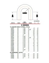 Patriot 180 Degree Bends 1.625 Inch Steel Exhaust Pipe H7015 Tubing, Degree, Mandrel U-Bend, 1 5/8 in. Diameter, 2 1/2 in. Radius, 16-Gauge, Steel, Each thumbnail 1
