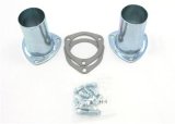 Patriot Collector Reducers with 2.5 Inch Outlet H7243 Reducers, 3-bolt Flange, Steel, Zinc Finish, 3.0 in. To in., 5.0 in. Length, Pair thumbnail 1