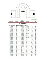 Patriot 180 Degree Bends 2 Inch Steel Exhaust Pipe H7040 Tubing, Degree, Mandrel U-Bend, in. Diameter, 6 in. Radius, 18-Gauge, Steel, Each thumbnail 2