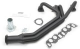 Patriot Full-Length Headers H4850 Headers, Long Tube, Steel, Temporary Black Paint, Volvo, Each thumbnail 2