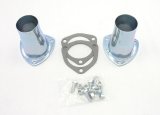 Patriot Collector Reducers with 2.25 Inch Outlet H7251 Header Reducers, 3-Bolt Flange, 3 in. Inlet, 2 1/4 in. Outlet, Steel, Natural, Pair thumbnail 2