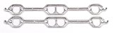 Patriot Seal-4-Good Header Gaskets 66031 Exhaust Gaskets, Header, Seal-4-Good, Aluminum, D Port, Chevy, Small Block, LT1, Pair thumbnail 1