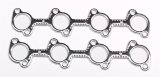 Patriot Seal-4-Good Header Gaskets 66033 Exhaust Gaskets, Header, Seal-4-Good, Aluminum, Stock Port, Ford, 4.6L, 5.4L, 2V, Pair thumbnail 1