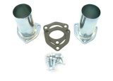 Patriot Collector Reducers with 2.5 Inch Outlet H7242 Header Reducers, Steel, Zinc Plated, 3-Bolt, 2.50 in. Diameter, Composite Gaskets, Pair thumbnail 1
