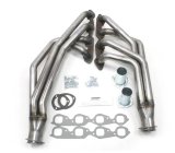 Patriot Tri-5 Headers H8023 Headers, Tri-5, Engine Swap, Long Tube, Steel, Natural, Chevy, 396, 402, 427, 454, Pair thumbnail 4