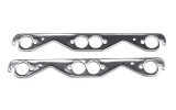 Patriot Seal-4-Good Header Gaskets 66011 Exhaust Gaskets, Header, Seal-4-Good, Aluminum, Chevy, Small Block, Pair thumbnail 1