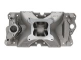 Dart Single Plane Intake Manifolds 42411000 Manifold, Plane, Aluminum, Natural, Square Bore Flange, Chevy, Small Block, Each thumbnail 1