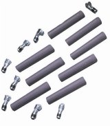 Taylor Spark Plug Boot and Terminal Kits 46083 Boots Terminals, Gray, Straight Boots, 8mm, Set of 8 thumbnail 3
