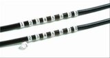Taylor Cylinder Markers 41060 Wire Markers, Spark Plug, Plastic, White/Black, 8mm, Set of 16 thumbnail 1