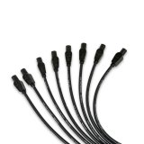 Taylor Spiro-Pro Spark Plug Wire Sets 73055 Wires, Spiro-Pro, 8mm, Black, Straight Boots, Universal, L8/V8, Set thumbnail 2