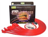 Taylor 409 Race-Fit Pro Race Spark Plug Wires 79231 Wires, Race, Spiro-Wound, 10.4mm, Red, 135 Degree Boots, AMC/GM, V8, Set thumbnail 3