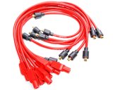 Taylor Spiro-Pro Spark Plug Wire Sets 74271 Wires, Spiro-Pro, 8mm, Red, Straight Boots, Buick/Chrysler, Dodge, Plymouth, V8, Set thumbnail 3