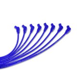 Taylor Spiro-Pro Spark Plug Wire Sets 73653 Wires, Spiro-Pro, 8mm, Blue, 135 Degree Boots, Universal, L8/V8, Set thumbnail 2