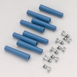 Taylor Spark Plug Boot and Terminal Kits 46063 Boots Terminals, Blue, Straight Boots, 8mm, Set of 8 thumbnail 2