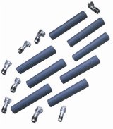 Taylor Spark Plug Boot and Terminal Kits 46063 Boots Terminals, Blue, Straight Boots, 8mm, Set of 8 thumbnail 3