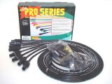 Taylor 8mm Pro Wire Universal Spark Plug Sets 70054 Wires, Wire, Solid Core, 8mm, Black, Straight Boots, Universal, L8/V8, Set thumbnail 3