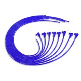 Taylor Spiro-Pro Spark Plug Wire Sets 73651 Wires, Spiro-Pro, 8mm, Blue, 90 Degree Boots, Universal, L8/V8, Set thumbnail 1