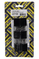 Taylor Mounting Brackets for Clamp-Style Wire Separators 42706 Ignition Loom/Separator, Vertical, Nylon, Black, 7-8mm, Chevy, 396-454/Ford, Set of 6 thumbnail 2