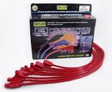 Taylor Spiro-Pro Spark Plug Wire Sets 74207 Wires, Spiro-Pro, 8mm, Red, 90/180 Degree Boots, GM, V8, Set thumbnail 3