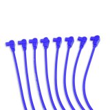 Taylor Spiro-Pro Spark Plug Wire Sets 74602 Wires, Spiro-Pro, 8mm, Blue, 90 Degree Boots, Chevy, Small Block, V8, Set thumbnail 2