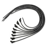 Taylor 8mm Pro Wire Universal Spark Plug Sets 70053 Wires, Wire, Resistor Core, RFI Suppression, 8mm, Black, 135 Degree Boots, Universal, Set thumbnail 1