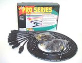 Taylor 8mm Pro Wire Universal Spark Plug Sets 70055 Wires, Wire, Resistor Core, RFI Suppression, 8mm, Black, Straight Boots, Universal, L8/V8, Set thumbnail 3