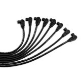 Taylor Spiro-Pro Spark Plug Wire Sets 73051 Wires, Spiro-Pro, 8mm, Black, 90 Degree Boots, Universal, L8/V8, Set thumbnail 2