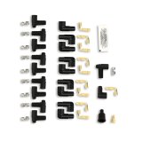 Taylor Spiro-Pro Spark Plug Wire Sets 73051 Wires, Spiro-Pro, 8mm, Black, 90 Degree Boots, Universal, L8/V8, Set thumbnail 3