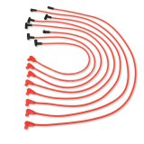 Taylor Spiro-Pro Spark Plug Wire Sets 74206 Wires, Spiro-Pro, 8mm, Red, 90 Degree Boots, Chevy, Small Block, Set thumbnail 1