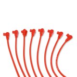 Taylor Spiro-Pro Spark Plug Wire Sets 74206 Wires, Spiro-Pro, 8mm, Red, 90 Degree Boots, Chevy, Small Block, Set thumbnail 2