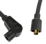 Taylor Spiro-Pro Spark Plug Wire Sets 74001 Wires, Spiro-Pro, 8mm, Black, 90 Degree Boots, Chevy, Small Block, V8, Set thumbnail 1