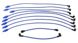Taylor Spiro-Pro Spark Plug Wire Sets 74652 Wires, Spiro-Pro, 8mm, Blue, Straight Boots, AMC/GM/Ford, V8, Set thumbnail 1