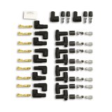 Taylor 409 Pro Race Universal Spark Plug Wire Sets 79053 Wires, Race, Spiro-Wound, 10.4mm, Black, 135 Degree Boots, Universal, L8/V8, Set thumbnail 2