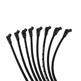 Taylor 409 Pro Race Universal Spark Plug Wire Sets 79053 Wires, Race, Spiro-Wound, 10.4mm, Black, 135 Degree Boots, Universal, L8/V8, Set thumbnail 3