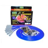 Taylor ThunderVolt 8.2mm Spark Plug Wire Sets 83655 Wires, ThunderVolt, Spiro-Wound, 8.2mm, Blue, Straight Boots, Universal, L8/V8, Set thumbnail 2