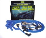 Taylor High Energy Spark Plug Wire Sets 64658 Wires, Hi-Energy, RFI Suppression, 8mm, Blue, 135 Degree Boots, Ford, Lincoln/Mercury, 5.0/5.8L, V8 thumbnail 3