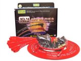 Taylor 409 Pro Race Universal Spark Plug Wire Sets 79255 Wires, Race, Spiro-Wound, 10.4mm, Red, Straight Boots, Universal, L8/V8, Set thumbnail 3