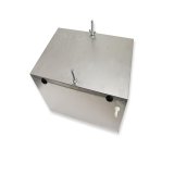 Taylor 200 Series Aluminum Battery Boxes 48200 Box, Aluminum, Satin Finish, 11.25 in. Length, 9.50 in. Width, 8.75 in. Height, Each thumbnail 3