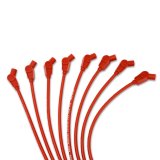 Taylor 8mm Pro Wire Universal Spark Plug Sets 70253 Wires, Wire, Resistor Core, RFI Suppression, 8mm, Red, 135 Degree Boots, Universal, L8/V8, Set thumbnail 2