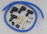 Taylor Coil Wire Kits 45969 Wire, 409, Spiral Core, 10.4mm, Blue, Male HEI/Female Socket, 90 Degree Boots, 36 in. Long, Kit thumbnail 1