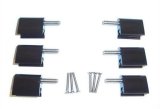 Taylor Mounting Brackets for Clamp-Style Wire Separators 42705 Ignition Loom/Separator, Vertical, Nylon, Black, 7-8mm, Chevy, Chrysler, Dodge, Plymouth, Set of 4 thumbnail 1