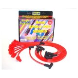 Taylor Spiro-Pro Spark Plug Wire Sets 74236 Wires, Spiro-Pro, 8mm, Red, 90 Degree Boots, Chevy, GMC, 5.0/5.7L, V8, Horizontal Cap, Set thumbnail 2
