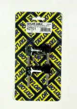 Taylor Cable Ignition Wire Looms and Separators 42701 Separator Brackets, Clamp Style, SBC/Most Mopar, Horizontal, Black, Qty 4 thumbnail 3