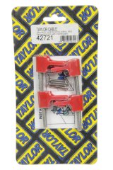 Taylor Mounting Brackets for Clamp-Style Wire Separators 42721 Ignition Loom Brackets, Horizontal, Nylon, Red, Chevy, Chrysler, Dodge, Plymouth, Set of 4 thumbnail 2
