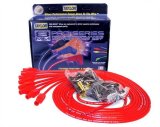 Taylor Spiro-Pro Spark Plug Wire Sets 73255 Wires, Spiro-Pro, 8mm, Red, Straight Boots, Universal, L8/V8, Set thumbnail 3