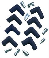 Taylor Spark Plug Boot and Terminal Kits 46001 Boots Terminals, 90 Degree, Black Boots, Set of 8 thumbnail 2