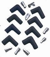 Taylor Spark Plug Boot and Terminal Kits 46001 Boots Terminals, 90 Degree, Black Boots, Set of 8 thumbnail 3